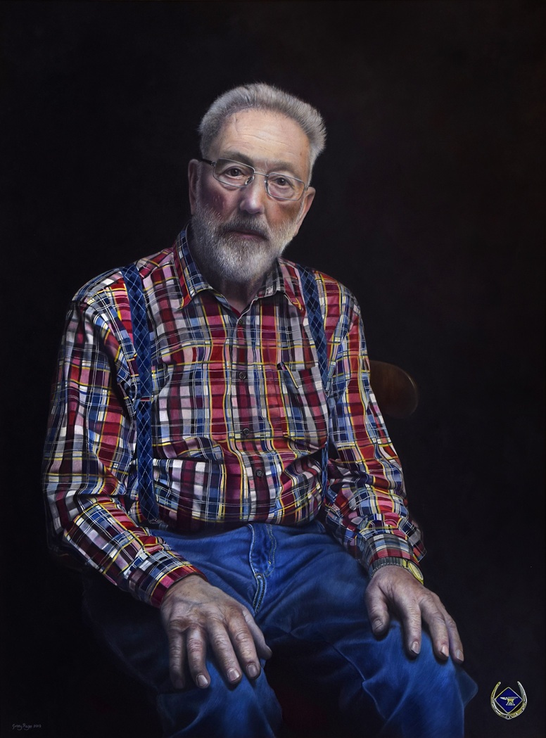 The Locksmith, 2019 – Oil on Panel, 77 x 60 cm – Ginny Page